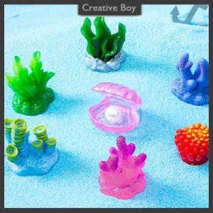 [Creative] Colorful Resin Aquarium Mini Artificial Coral Reef Landscape Fish Tank Underwater Ornament Aquarium Accessories