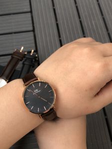 Đồng hồ đôi DW - đồng hồ DW nữ dây da Classic Petite Fullbox