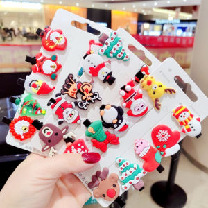 Harga Grosir - Jepit Rambut Tema Natal / Jepit Rambut Christmas / Hairclip Christmas
