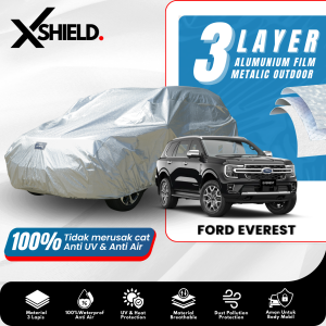 3 Lapis Sarung Mobil Ford Eferest Cover Mobil All New Ford Eferest Outdoor 3 layer Waterproof Selimut Pelindung Mobil