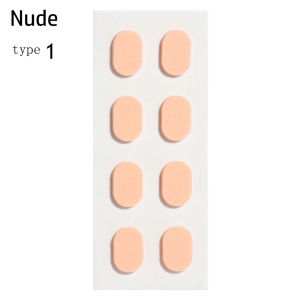 OUTOPEAN 4 Pairs 1.5mm Adhesive Glasses Holder Without Creasing EVA Nose Pads Self-adhesive Non-slip Eyeglasses Nosepads