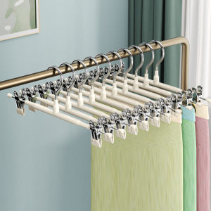 Móc áo gia dụng kẹp quần inox kẹp quần chống trơn trượt không đánh dấu kẹp váy thích hợp cho shop thời trang cửa hàng