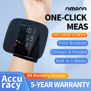 Automatic Wrist Type Blood Pressure Monitor Rechargeable With Smart Voice( FIVE-YEAR WARRANTY)