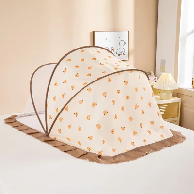 Mishilei Màn chụp ngủ gấp gọn cho trẻ sơ sinh lưới dày chống muỗi che phủ toàn bộ thông thoáng dùng trong phòng