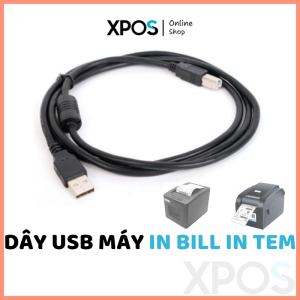 Dây USB máy in bill máy in mã vạch - Dây zin theo máy