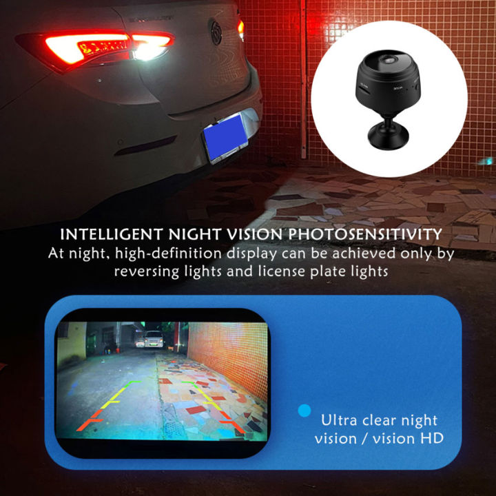 Portable Wireless Car Wifi Reversing Camera HD Night Vision Rear View ...