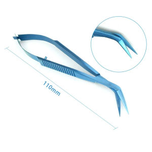 Kéo Keratoplasty Castroviejo đầu 16mm đa năng kéo titan tự động tiệt trùng dụng cụ nhãn khoa công cụ cho động vật