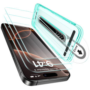 Kính Cường Lực ESR cho iPhone 16 / iPhone 16 Plus / iPhone 16 Pro / iPhone 16 Pro Max ESR Tempered-Glass Screen Protector - Hàng Chính Hãng