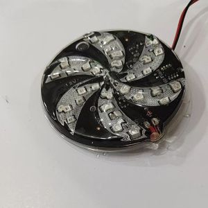 Lampu Bulat Kipas RGB 6Cm - Lampu Kipas RGB - Lampu Led Bulat 6Cm Universal 12Volt