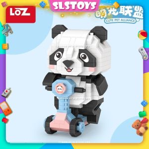 LOZ IDEAS Mini Block Cute Pet Alliance Panda Bunny Rabbit Animal Gift Decoration Building Brick Toy Boy Girl 萌宠联盟