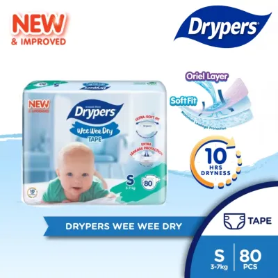 Drypers WeeWee Dry Tapes NB/S/M/L/XL/XXL