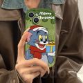 Cartoon Cat and Mouse Couple Casing Redmi Note 14 13 Pro+ 12S 4G 12 Pro Plus 5G 14C 13C 12C A1 A2 A3 11S 11 10C 10 9T 9C 9A POCO X6 X5 M6 C65 Fine hole lens Anti-fall Soft Phone Case NY 78. 