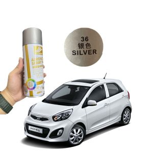 Sơn Xịt Cầm Tay Sơn Xe Ô Tô Haoshun Taxi Morning màu bạc Tiện Lợi Dung Tích 400ml