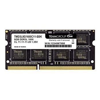 Team ELITE 8GB DDR3 1600MHz SO-DIMM MEMORY for LAPTOP Jedec