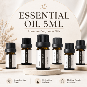 5ml - Essential Oils - Water Soluble Scent for Humidifier & Diffuser - AROMATIKA Fragrance Gift Luxe Scented Perfume Freshener