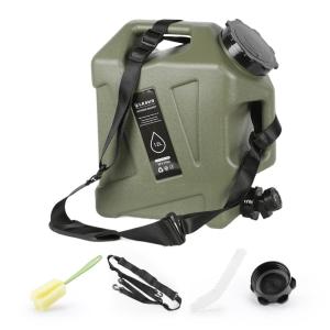 12L Bình nước không có rò rỉ bể chứa nước không chứa BPA bể nước khẩn cấp với cái vòi nước cho Cắm Trại Đi Bộ Đường Dài trường hợp khẩn cấp