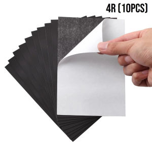 Yasen Magnetic Sheet w/Adhesive Plain 10PCS A4 Size | Printable for DIY Ref Magnet w/ATM Size Printing Machine Business
