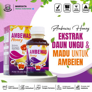 Ambewas Honey Madu Ekstrak Daun Ungu Membantu Menyembuhkan Wasir Ambeien Dan BAB Berdarah