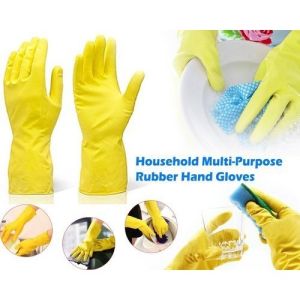 Multipurpose Heavy Duty Reusable Latex Gloves Kitchen Home Use Dishwashing Gloves Thickened Rubber Waterproof Durable Household Cleaning