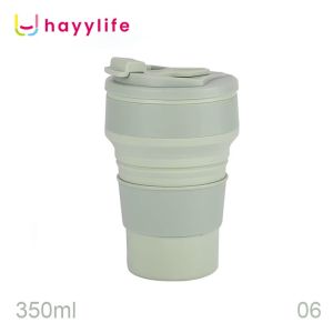 HAYYLIFE Foldable Cup/Tumbler Lipat/Silicone Cup - Gelas Lipat Untuk Kopi Portable Gelas Lipat Silikon 350ML500 ML HL-AAB753