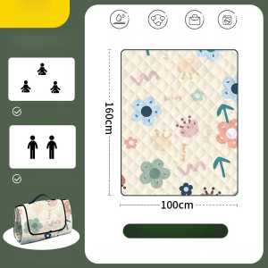 สไตล์ใหม่ ✨ เสื่อปิคนิคสำหรับตั้งแคมป์กลางแจ้ง✨ หนาขึ้นและทนต่อการสึกหรอ กันน้ำและกันความชื้น เสื่อปิคนิคอเนกประสงค์ เบ