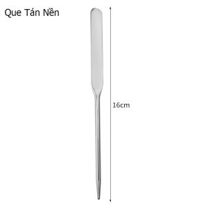 Que Lấy Kem Nền 16cm Tạo Lớp Nền Mỏng Nhẹ Mịn Màng Tự Nhiên Dụng Cụ Trộn Kem Nền Chất Liệu Inox Không Gỉ Dễ Vệ Sinh