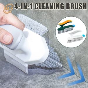 Bàn Chải Đa Năng 4in1 Vệ Sinh Khe Cửa Góc Tường Ron Gạch – Đầu Nhỏ Siêu Sạch Tay Cầm Chống Trượt