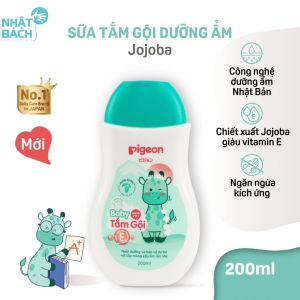 Tắm gội Pigeon Sữa tắm gội toàn thân cho bé 2 in 1 200ML mẫu mới