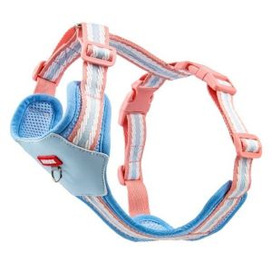 ER52858 Breathable Dog Harness Adjustable Lightweight Cat Lead Creative Nylon Pet Vest Chest Strap Puppy