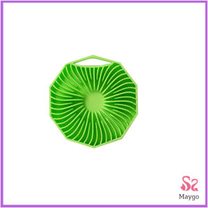 แผนแปรงอาบน้ําซิลิโคน เปียก และแห้ง แบบพกพา/สัมผัสนุ่ม/ขัดผิว ถูสะดวกมาก Silicone bath brush