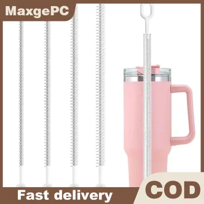 MaxgePC 4 gói rơm bàn chải sạch hơn 10 inch dài lông mềm công cụ làm sạch cho Stanley chai nước Ống hộ gia đình làm sạch