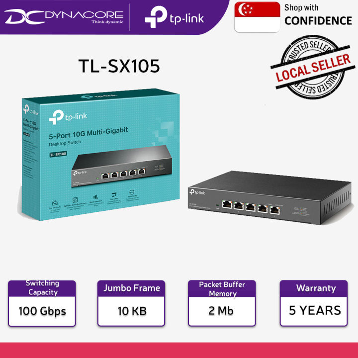TP-Link TL-SX105 10G 5ポートスイッチ TL-SX105 | 5ポート 10G デスクトップスイッチ | TP-Link 日本