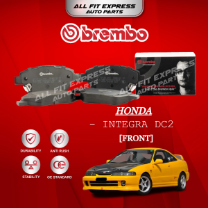 HONDA INTEGRA DC2 FRONT (DEAPN) BREMBO BRAKE PAD 100% ORIGINAL AUTHENTIC PRODUCT (PRICE FOR 4 PCS)