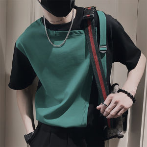Áo thun nam áo phông có đai phối màu cá tính độc đáo siêu hot T21