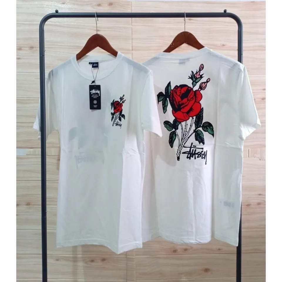 T shirt cheap stussy rose