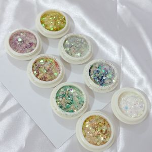 Set kim tuyến nhủ vảy cá siêu sáng 8 hủ chuyên dụng trang trí nail