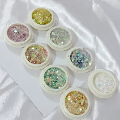 Set kim tuyến nhủ vảy cá siêu sáng 8 hủ chuyên dụng trang trí nail