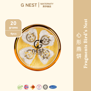 Most Value of Money Premium G Nest 20G Love Shape Bird Nest No chemical & no Bleaching – Perfect for Pregnancy & Valentine’s Day!