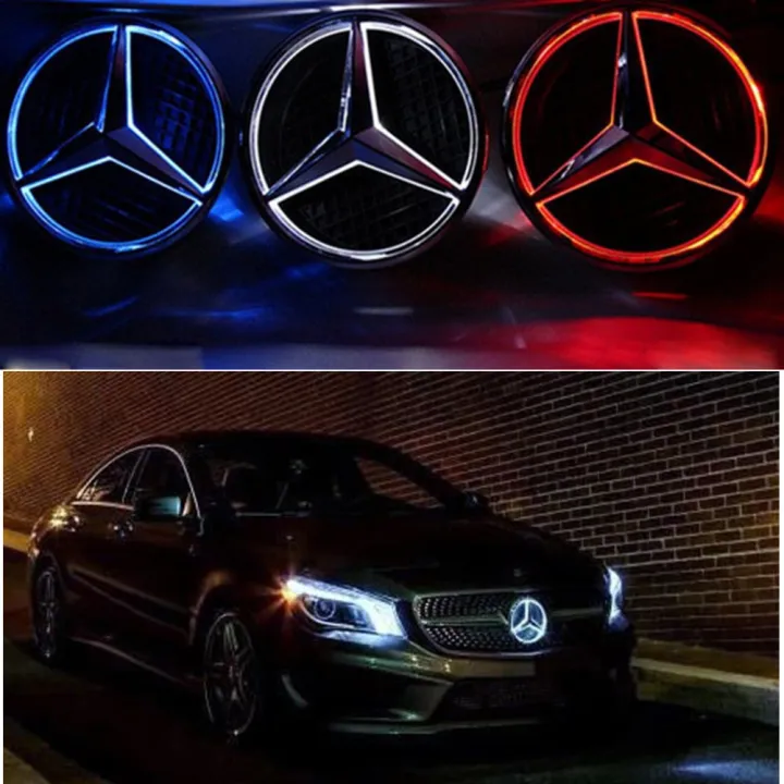 Illuminated Car Led Light Front Grille Star Logo Emblem Badge for Mercedes Benz Car Lazada Singapore