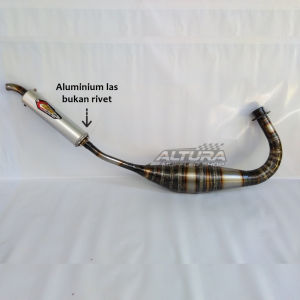 Knalpot racing Creampie repsol plat for Yamaha RX-King / RX King