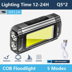 Senter Smiling shark G911A Smilingshark G 911 A COB Worklight Magnet Rechargeable