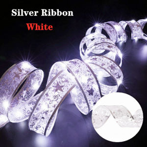 【REDAY】Pita Lampu LED Dekorasi Pohon Natal Murah Pita Kawat Lampu Red Ribbon Hiasan Natal