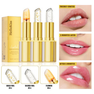 Color Changing LipstickGold Crystal Ph Lipstick Color ChangingLong Lasting 24 Hours Moisturizing Glossy Shine Lip Gloss