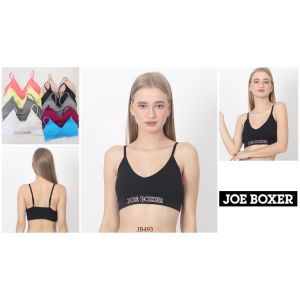 Bra Wanita Tanpa Kawat Full Cup JOE BOXER  Busa Tipis Model Sport  Pakaian Dalam / Underwear JB493 Size S-3X