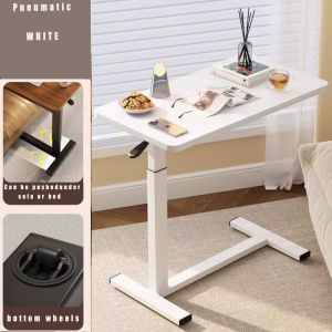 Pneumatic lift table Movable Lifting Bed Table Foldable Table Adjustable Height Table 气动升降桌