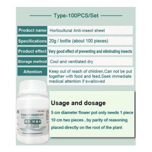 ⭐【LazTop Seller】Pesticide for plants 200 Tablets Fungicide for plants Insecticides | Bug Spray | Aphids | Mites | Thrips insecticide and pesticides for plants insecticide for vegetables Pesticide Organic 306A-ZJJ-Pesticide-Tablets