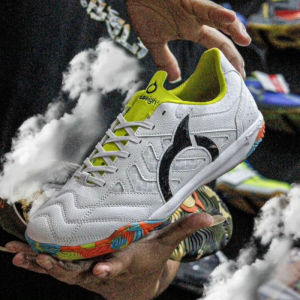 Ortuseight Sepatu Futsal Jogosala Rampage V2 - White/Black/Camo - Hitam 41