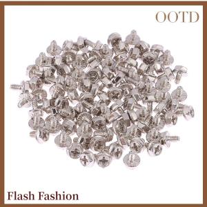 [Falsh F] 100pcs ฟัน HEX Computer PC Case ฮาร์ดดิสก์เมนบอร์ดติดตั้งสกรูสำหรับเมนบอร์ด PC Case CD-ROM Hard Disk