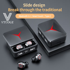 Tai Nghe VITOG TWS Bluetooth 5.1 Tai Nghe Không Dây Tai Nghe Chống Nước Thể Thao Âm Thanh Nổi 9D Với Dual Mic
