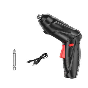 Multifunctional Electric Screwdriver Drill Set with Speed Control Rechargeable Power Tool Kit with Carry Case